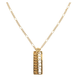 VERSACE Necklace metal Gold Tone Auth 176118A