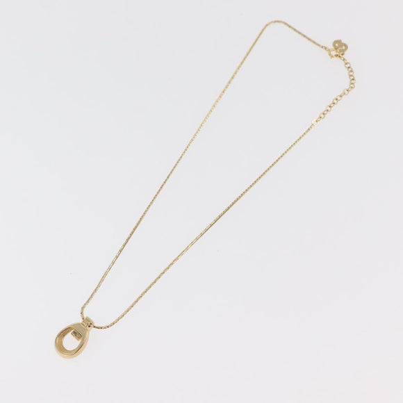 Christian Dior Necklace metal 3 Set Gold Tone Auth 176122