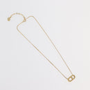 Christian Dior Necklace metal 3 Set Gold Tone Auth 176122-18