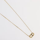 Christian Dior Necklace metal 3 Set Gold Tone Auth 176122-20