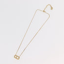 Christian Dior Necklace metal 3 Set Gold Tone Auth 176122-22