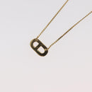 Christian Dior Necklace metal 3 Set Gold Tone Auth 176122-23