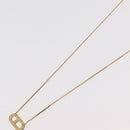 Christian Dior Necklace metal 3 Set Gold Tone Auth 176122-24