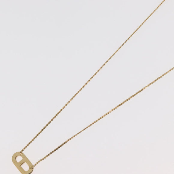 Christian Dior Necklace metal 3 Set Gold Tone Auth 176122