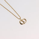 Christian Dior Necklace metal 3 Set Gold Tone Auth 176122-3