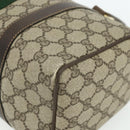 GUCCI GG Supreme Web Sherry Line Hand Bag PVC Beige Gold 010 378 Auth 176130-9