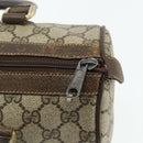 GUCCI GG Supreme Web Sherry Line Hand Bag PVC Beige Gold 010 378 Auth 176130-10