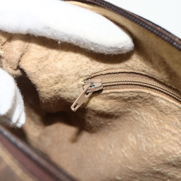 GUCCI GG Supreme Web Sherry Line Hand Bag PVC Beige Gold 010 378 Auth 176130