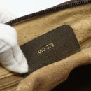 GUCCI GG Supreme Web Sherry Line Hand Bag PVC Beige Gold 010 378 Auth 176130-12