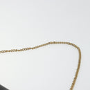 Christian Dior Honeycomb Canvas Chain Shoulder Bag PVC Black Gold Auth 176131-14