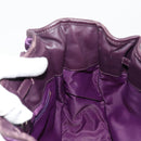 Christian Dior Canage Hand Bag Nylon Purple Silver Auth 176132-19