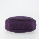 Christian Dior Canage Hand Bag Nylon Purple Silver Auth 176132-5