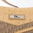 Christian Dior Trotter Canvas Street Chic Umhängetasche Beige Silber Auth 176137A-17
