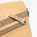 Christian Dior Trotter Canvas Street Chic Umhängetasche Beige Silber Auth 176137A-18
