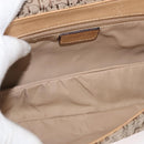 Christian Dior Trotter Canvas Street Chic Umhängetasche Beige Silber Auth 176137A-11