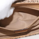 Christian Dior Trotter Canvas Street Chic Umhängetasche Beige Silber Auth 176137A-23