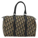Christian Dior Trotter Canvas Hand Bag Navy Silver Auth 176139-13