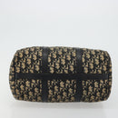 Christian Dior Trotter Canvas Hand Bag Navy Silver Auth 176139-5