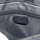 GUCCI GG Canvas Bamboo Handtasche Nylon Schwarz Silber 002 1010 Auth 176148-17