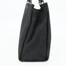 GUCCI GG Canvas Bamboo Handtasche Nylon Schwarz Silber 002 1010 Auth 176148-3