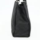 GUCCI GG Canvas Bamboo Handtasche Nylon Schwarz Silber 002 1010 Auth 176148-4