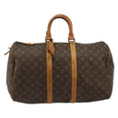 LOUIS VUITTON Monogram Keepall 45 Boston Bag M41428 LV Auth 176152-13