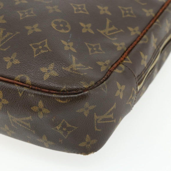 LOUIS VUITTON Monogram Porte Documents Pegas Hand Bag M53343 LV Auth 176153