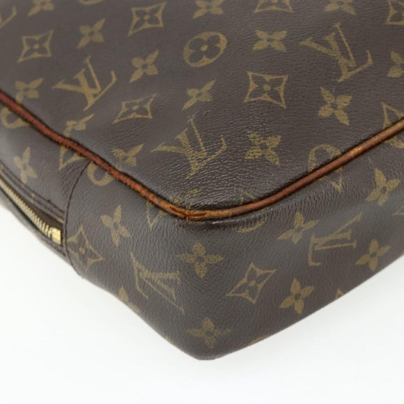 LOUIS VUITTON Monogram Porte Documents Pegas Hand Bag M53343 LV Auth 176153
