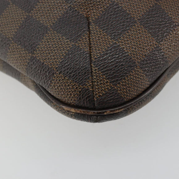 LOUIS VUITTON Damier Ebene Bloomsbury PM Shoulder Bag N42251 LV Auth 176156