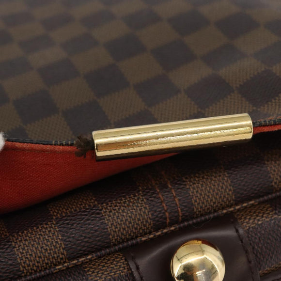 LOUIS VUITTON Damier Ebene Bastille Shoulder Bag N45258 LV Auth 176158
