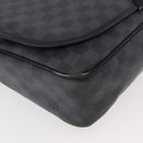 LOUIS VUITTON Damier Graphite Daniel GM Shoulder Bag N58033 LV Auth 176159-8