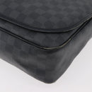 LOUIS VUITTON Damier Graphite Daniel GM Shoulder Bag N58033 LV Auth 176159-15