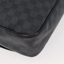 LOUIS VUITTON Damier Graphite Daniel GM Shoulder Bag N58033 LV Auth 176159-16
