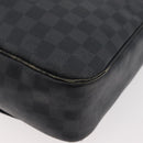 LOUIS VUITTON Damier Graphite Daniel GM Shoulder Bag N58033 LV Auth 176159-17