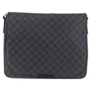LOUIS VUITTON Damier Graphite Daniel GM Shoulder Bag N58033 LV Auth 176159-13