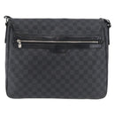 LOUIS VUITTON Damier Graphite Daniel GM Shoulder Bag N58033 LV Auth 176159-2