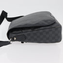 LOUIS VUITTON Damier Graphite Daniel GM Shoulder Bag N58033 LV Auth 176159-4