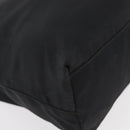 PRADA Hand Bag Nylon Black Silver Auth 176163-14