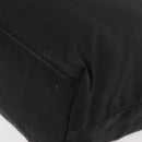 PRADA Hand Bag Nylon Black Silver Auth 176163-15
