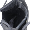 PRADA Hand Bag Nylon Black Silver Auth 176163-21