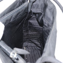 PRADA Hand Bag Nylon Black Silver Auth 176163-22