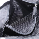 PRADA Hand Bag Nylon Black Silver Auth 176163-24