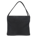 PRADA Hand Bag Nylon Black Silver Auth 176163-2