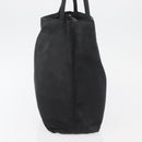 PRADA Hand Bag Nylon Black Silver Auth 176163-3