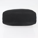 PRADA Hand Bag Nylon Black Silver Auth 176163-5