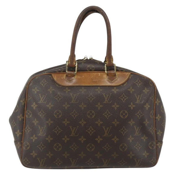 LOUIS VUITTON Monogram Deauville Hand Bag M47270 LV Auth 176166