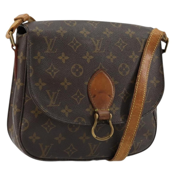 LOUIS VUITTON Monogram Saint Cloud GM Shoulder Bag M51242 LV Auth 176167
