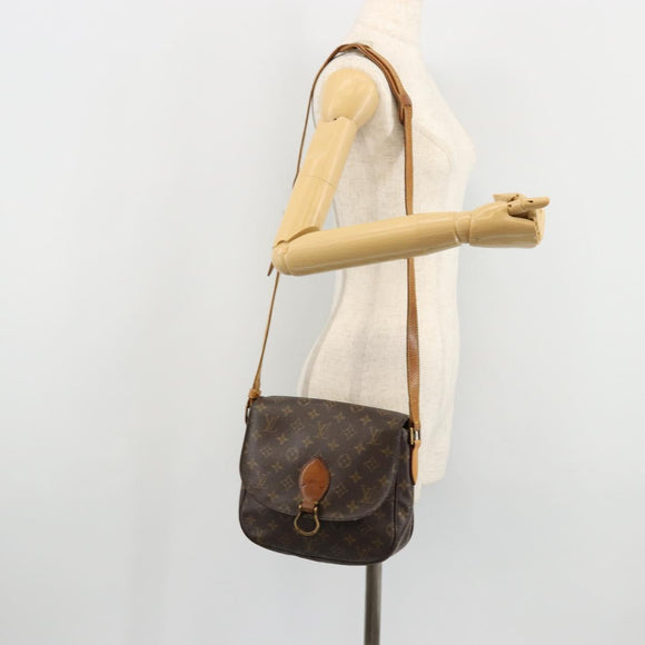 LOUIS VUITTON Monogram Saint Cloud GM Shoulder Bag M51242 LV Auth 176167