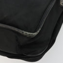 PRADA Shoulder Bag Nylon Black Silver Auth 176173-12