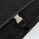 PRADA Shoulder Bag Nylon Black Silver Auth 176173-15